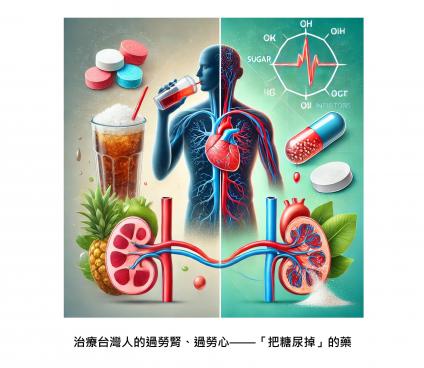保護台灣人的過勞腎、過勞心——「把糖尿掉」的藥