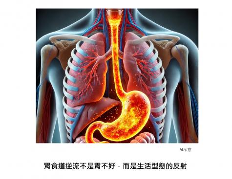 胃食道逆流  --火燒心暗示我們的日常壓力與慢性發炎危機