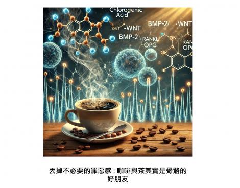 最近越來越多大型研究顯示：咖啡與茶反而能降低骨質疏鬆風險