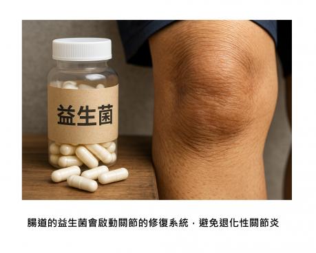 原來膝蓋痛、退化性關節炎，竟然跟腸道有關