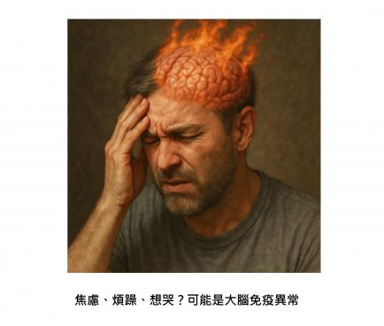 莫名的煩躁，要想到可能是大腦發炎了