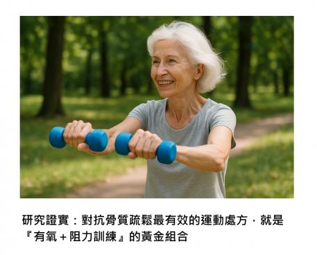 預防骨質疏鬆的關鍵：給骨頭「壓力感」