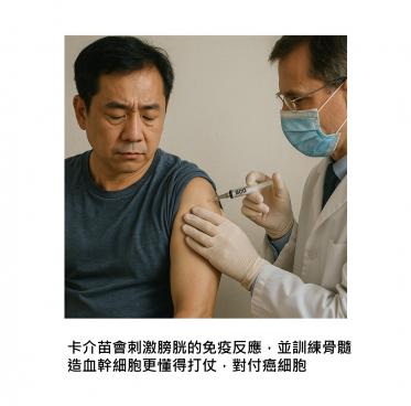 卡介苗:留在左臂上的小疤痕,其實藏著我們身體對抗癌症的密碼