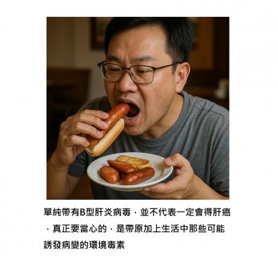 肝癌不是病毒單獨造成的 - 真正的兇手，是它與毒素在生活中的「默契合作」