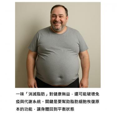 多了解並善用身體脂肪的特性：它一失職，全身代謝與免疫都會出事