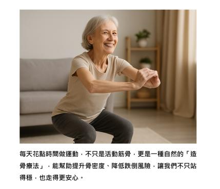骨頭鬆掉，人就老得快 – 如何顧好我們的骨本 ? 