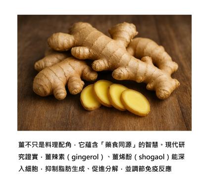 薑不只是辛香料 - 打開免疫代謝新戰場的秘密武器