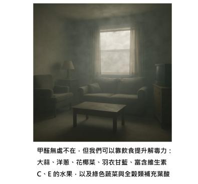 甲醛不只在新家具 – 其實我們每天都吸入及吃到