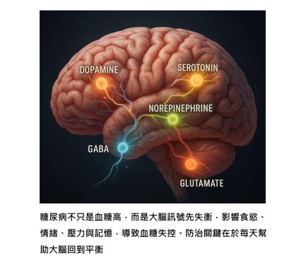 糖尿病不是只有血糖出問題 - 大腦才是幕後黑手