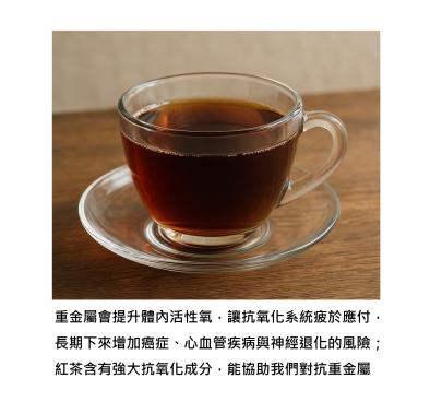 日常紅茶的守護 - 茶紅素與茶黃素的抗重金屬力量