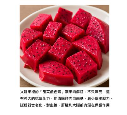 火龍果的紅，不只是好看而已 - 這種天然色素真的有厲害的功用