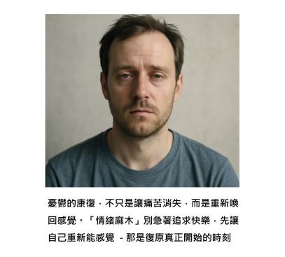 情緒麻木 - 當情緒被關掉，世界也跟著變灰了