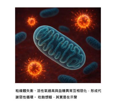 從「飯後嗜睡」看見粒線體衰退 - 被忽略的糖尿病早期警訊
