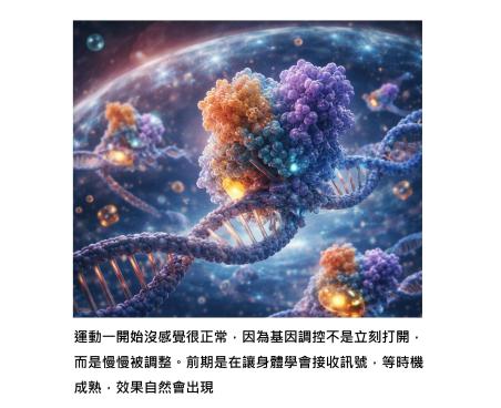 為什麼運動一開始沒感覺，後來卻突然順起來？原來身體在分子層級，正在默默調整