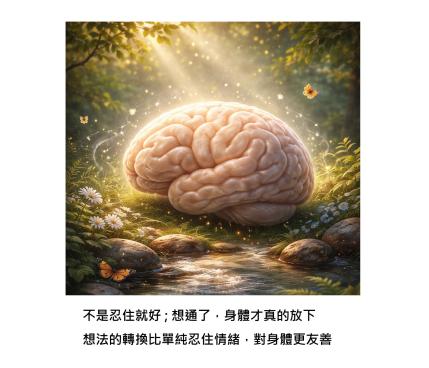 面對、接受、處理、放下 - 當情緒被理解的那一刻，身體就開始修復