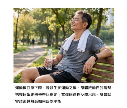 運動時血壓明明會上升，為什麼說能降血壓？答案在運動後的那段調整時間